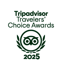 Badge received for Traveller's Choice Awards 2025 from Tripadvisor